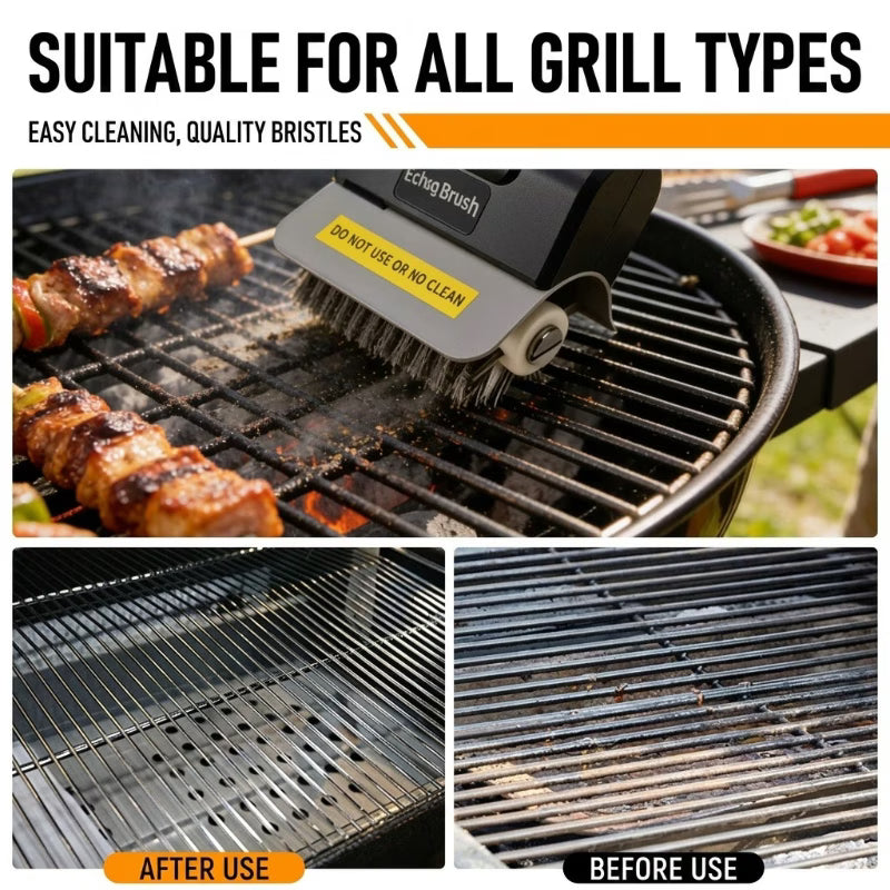 Cordless Electric Braai Grid Cleaning Brush