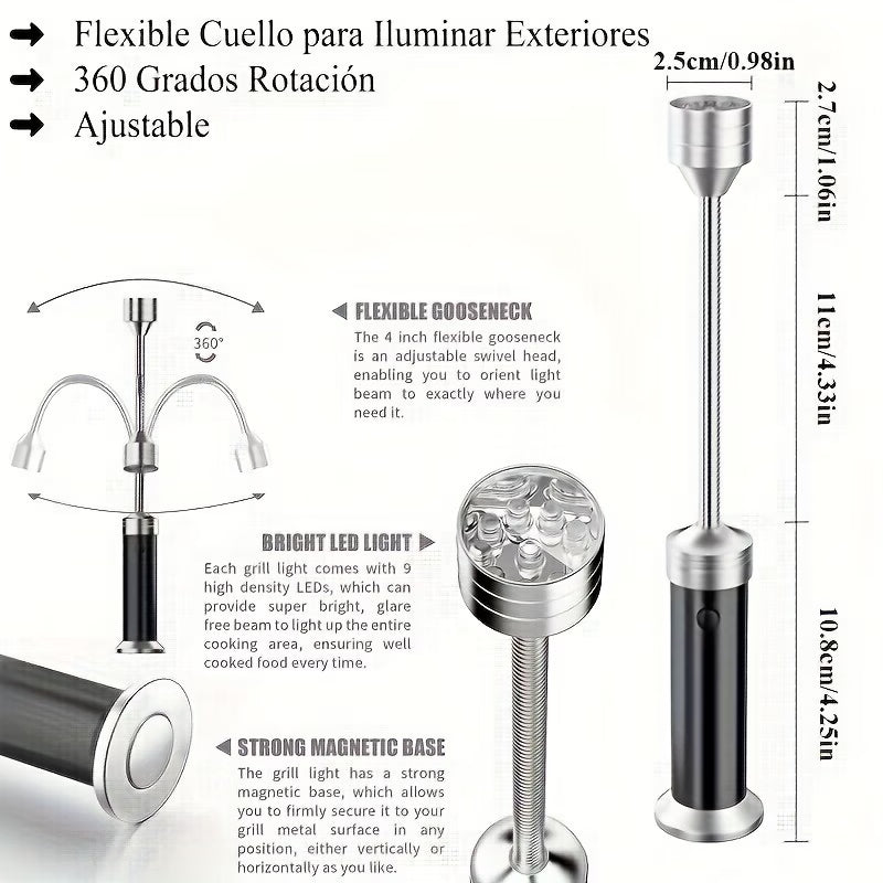 1 Piece Magnetic Braai Light