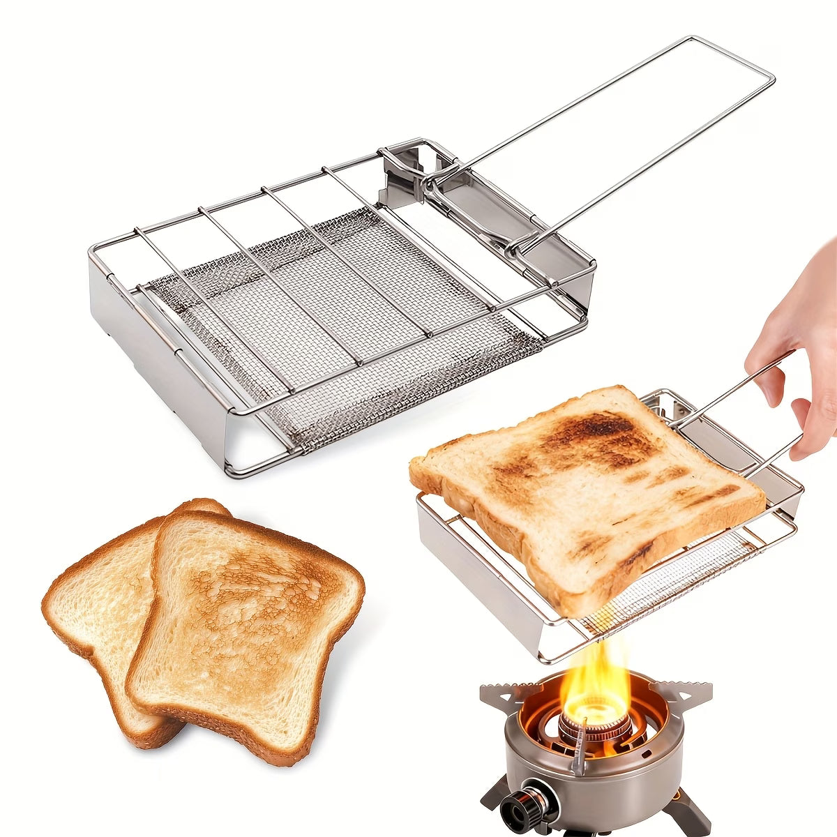 Portable Foldable Stainless Steel Braai Rack