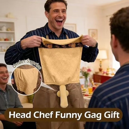 Funny Pop-Up Willy Men's Braai Apron