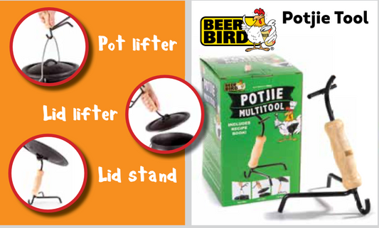Potjie lifter and holder